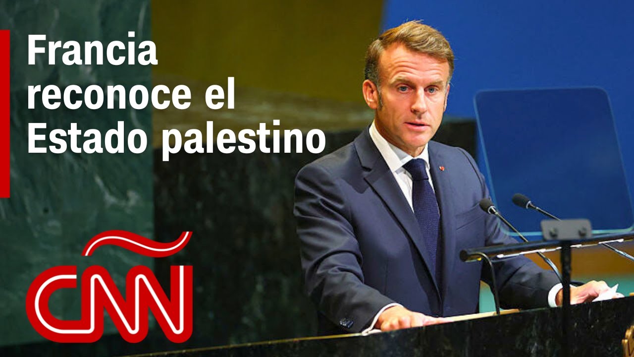Discurso completo de Emmanuel Macron en ONU donde anuncia que Francia reconoce un Estado palestino