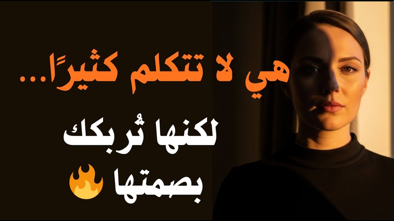 سر الجاذبية الصامتة عند المرأة 😶🔥 | كيف تجذب دون أن تتكلم؟ قوة الصمت والأنوثة الغامضة