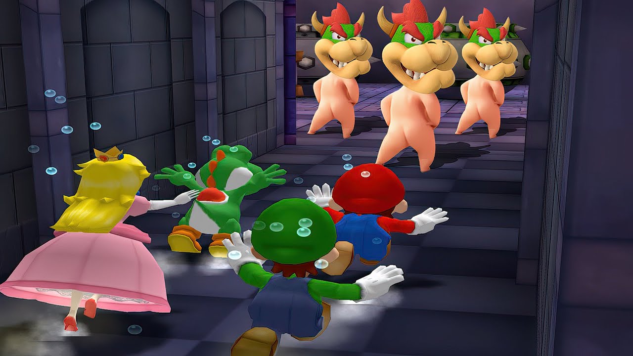 Mario Party Series - Bowser Minigames With Mario