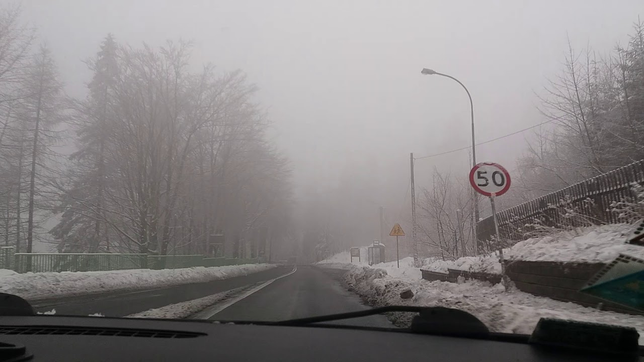 Przejazd Wisła - Istebna 20.01.2020