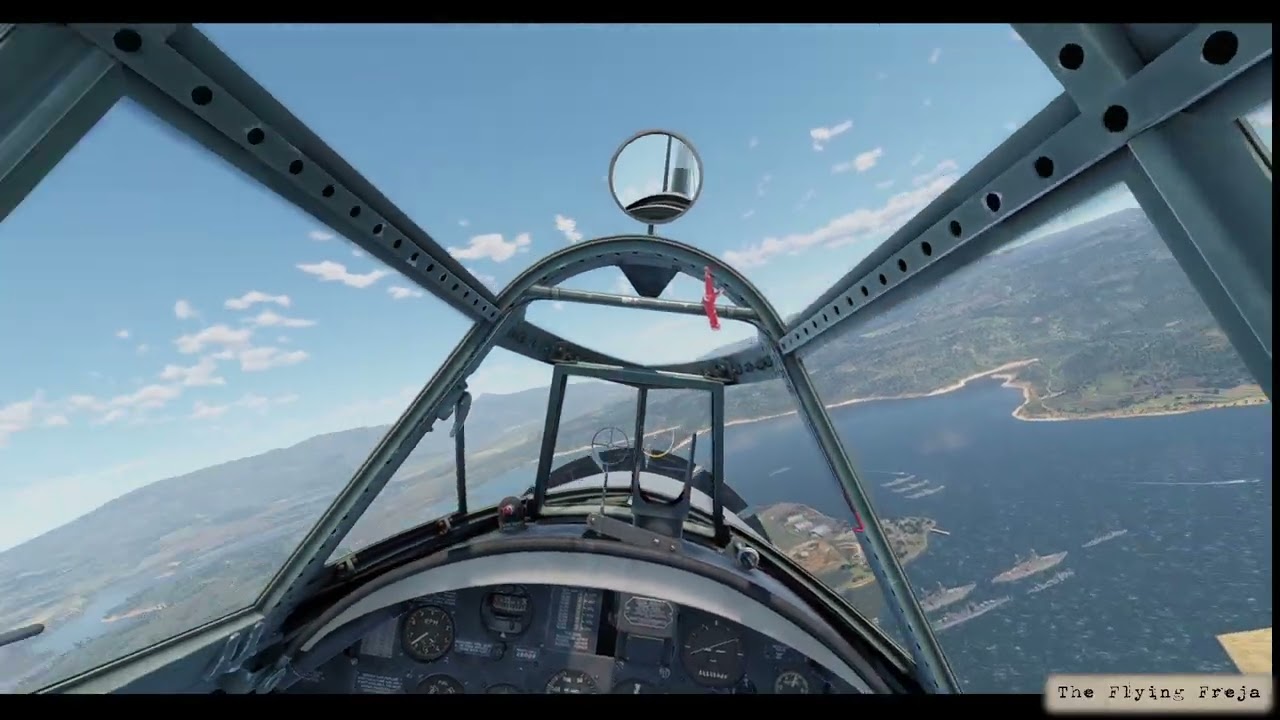 Test Flight Control Check P-47 Aces of Thunder (No Sound)