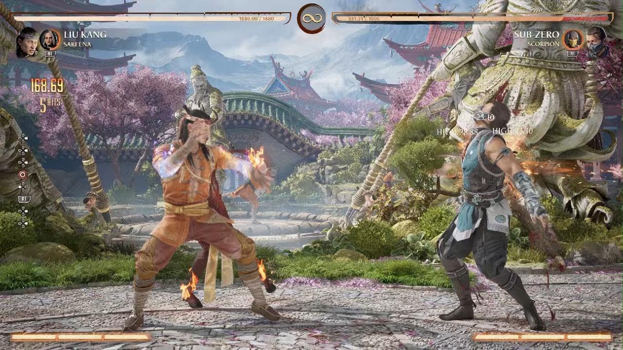 Mk1  Simple Liu Kang/Sareena combo 68%