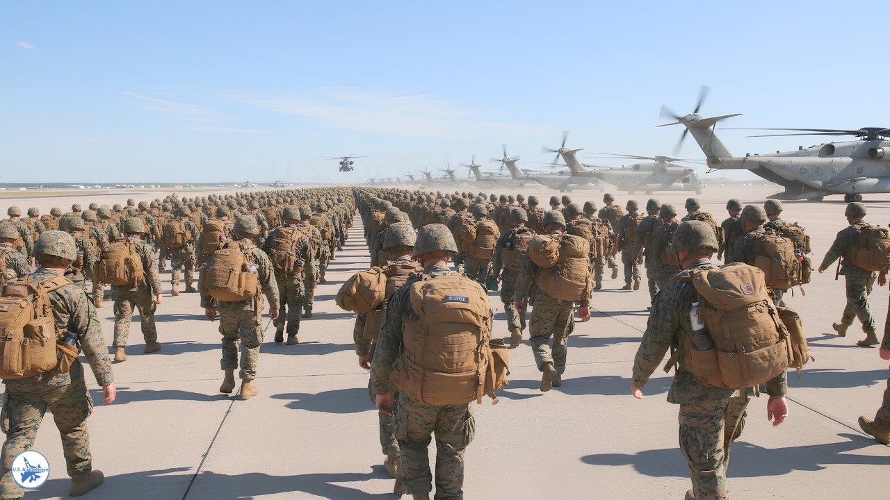 TEHRAN SHOCKED! 2,500 US Marines Deployed and Arrive in the Middle East