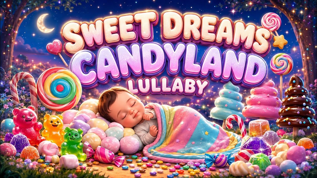 Сладкие сны, колыбельная из Страны сладостей 💤👶 Спокойная музыка перед сном 🌠 Звезды и сияющая лу...