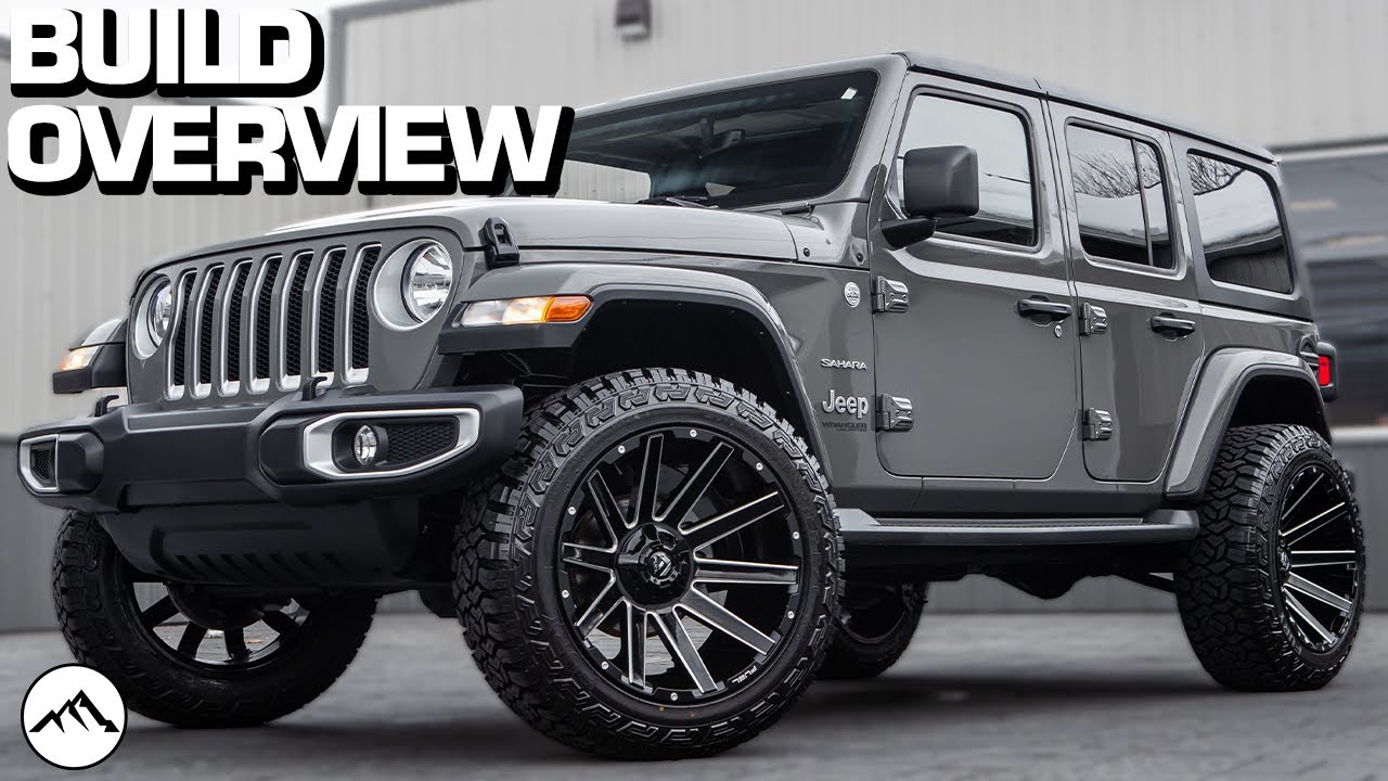 BUILD OVERVIEW: Lifted Jeep Wrangler | Rough Country Lift Kit | 22x12 Fuel Contra Wheel