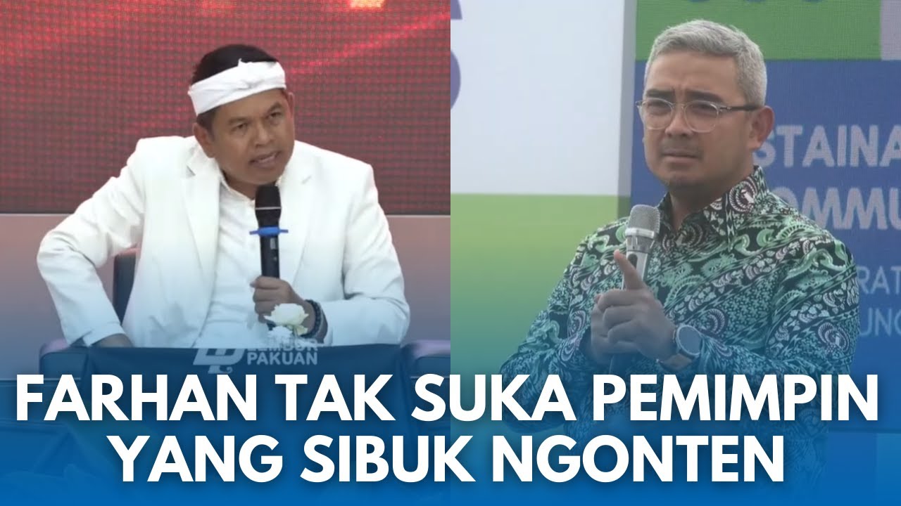 WALKOT BANDUNG SENTIL PEJABAT SIBUK NGONTEN! Bandingkan Pemimpin Fokus Tata Kelola Dari Pada Konten