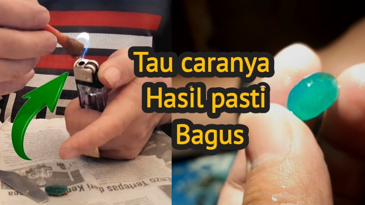 Proses Dari Nol Memoles Batu Bacan Sampai Canggih begini