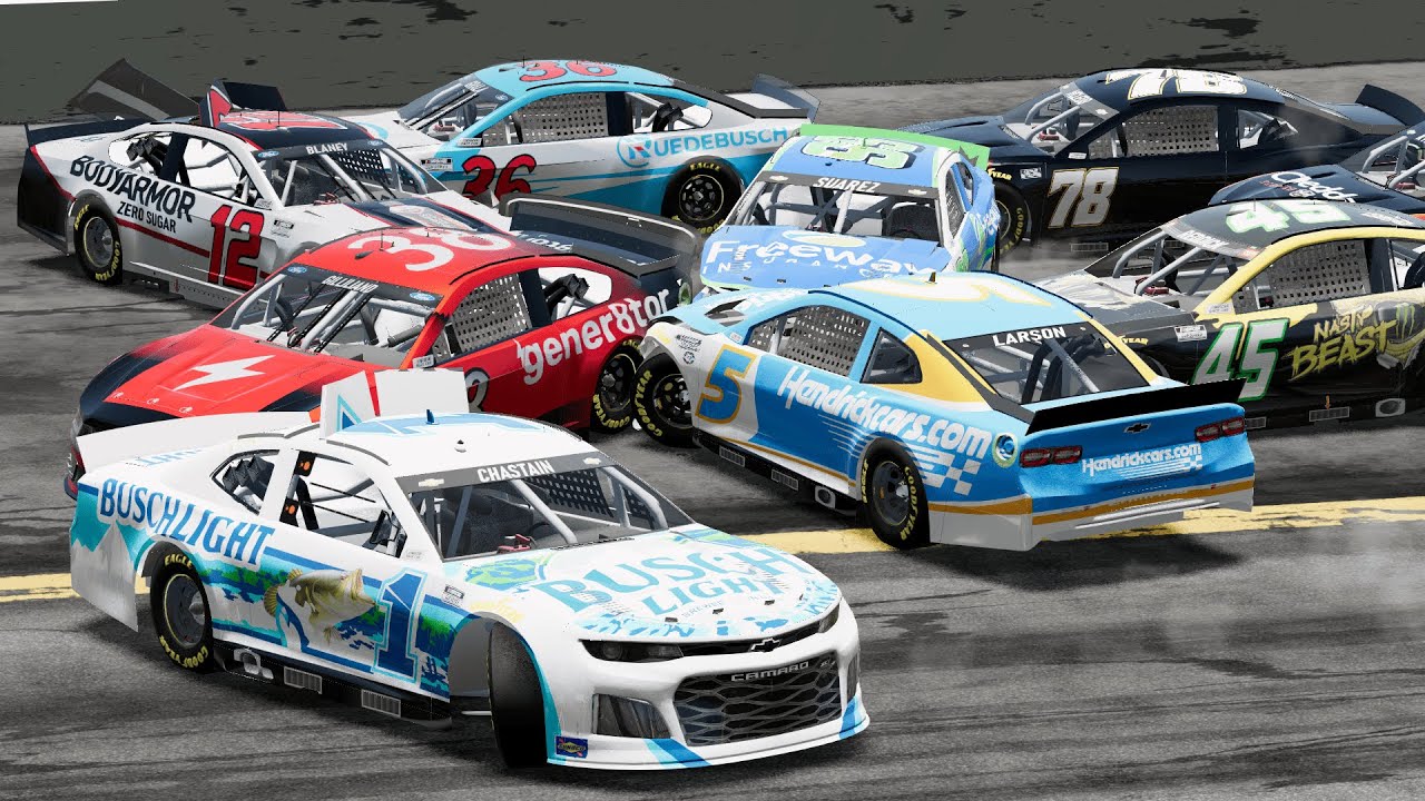 NASCAR Racing Crashes #34 (2024 Edition) - BeamNG Drive