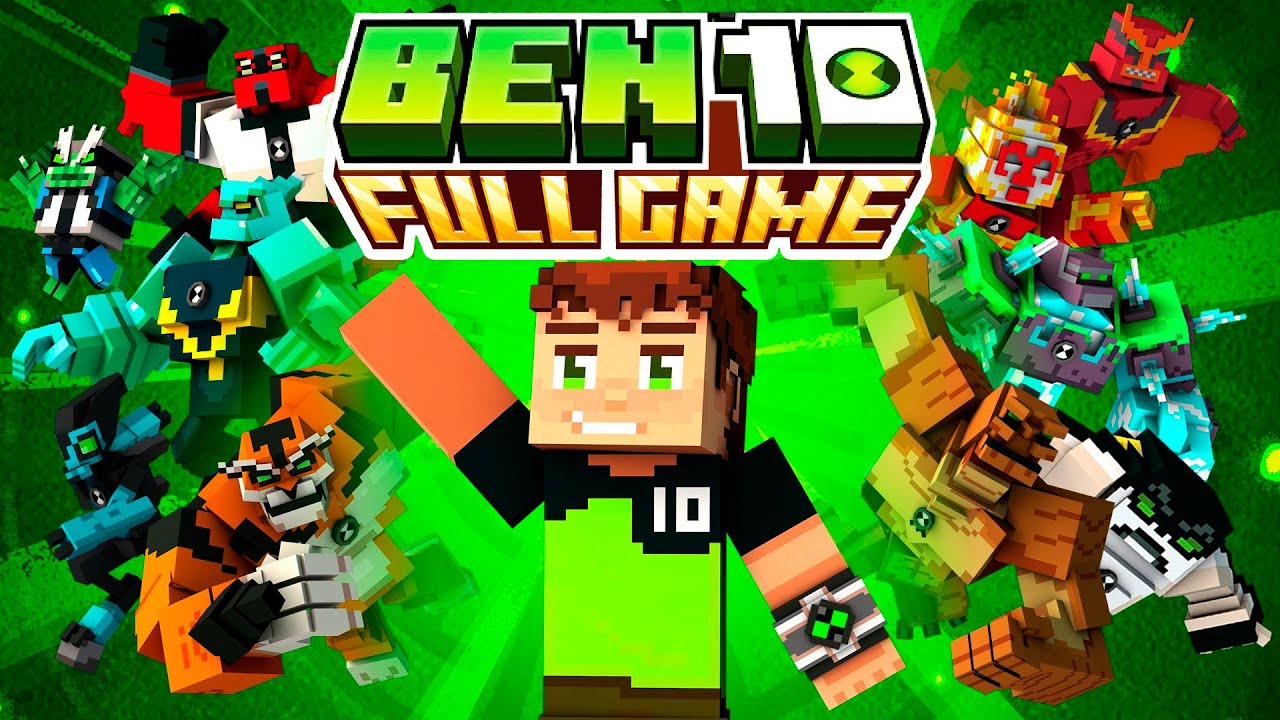 Minecraft x BEN 10 DLC - Full Gameplay Playthrough (Full Game)