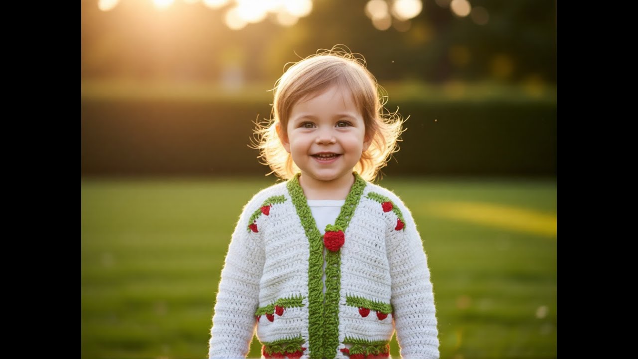 SerendipityGDDs - Berries Girl's Cardigan created by KeefH Web Designs #keefhwebdesigns