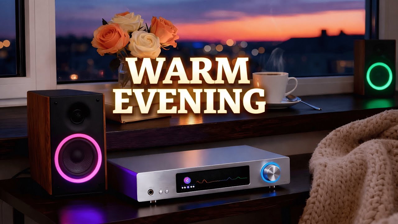 Warm Evening Ambience | Smooth Jazz R&B to Unwind & Focus