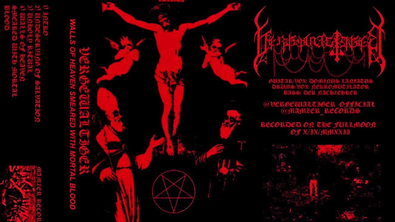 VERGEWALTIGER - WALLS OF HEAVEN SMEARED WITH MORTAL BLOOD (DEMO 2022)