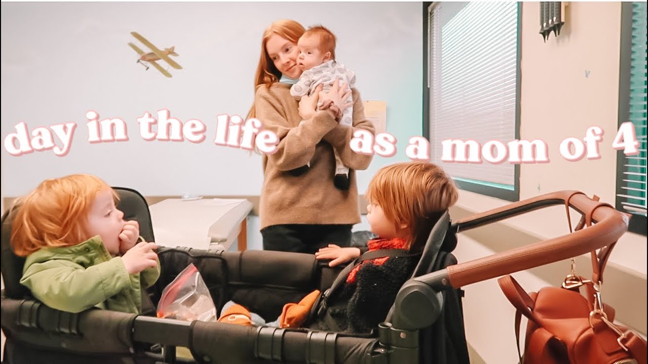 SOLO DAY IN THE LIFE OF A STAY AT HOME MOM | LIFE WITH A NEWBORN & 3 TODDLERS | mom of 4