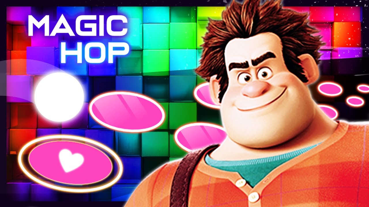 Wreck It Ralph Theme Tiles Hop Gameplay