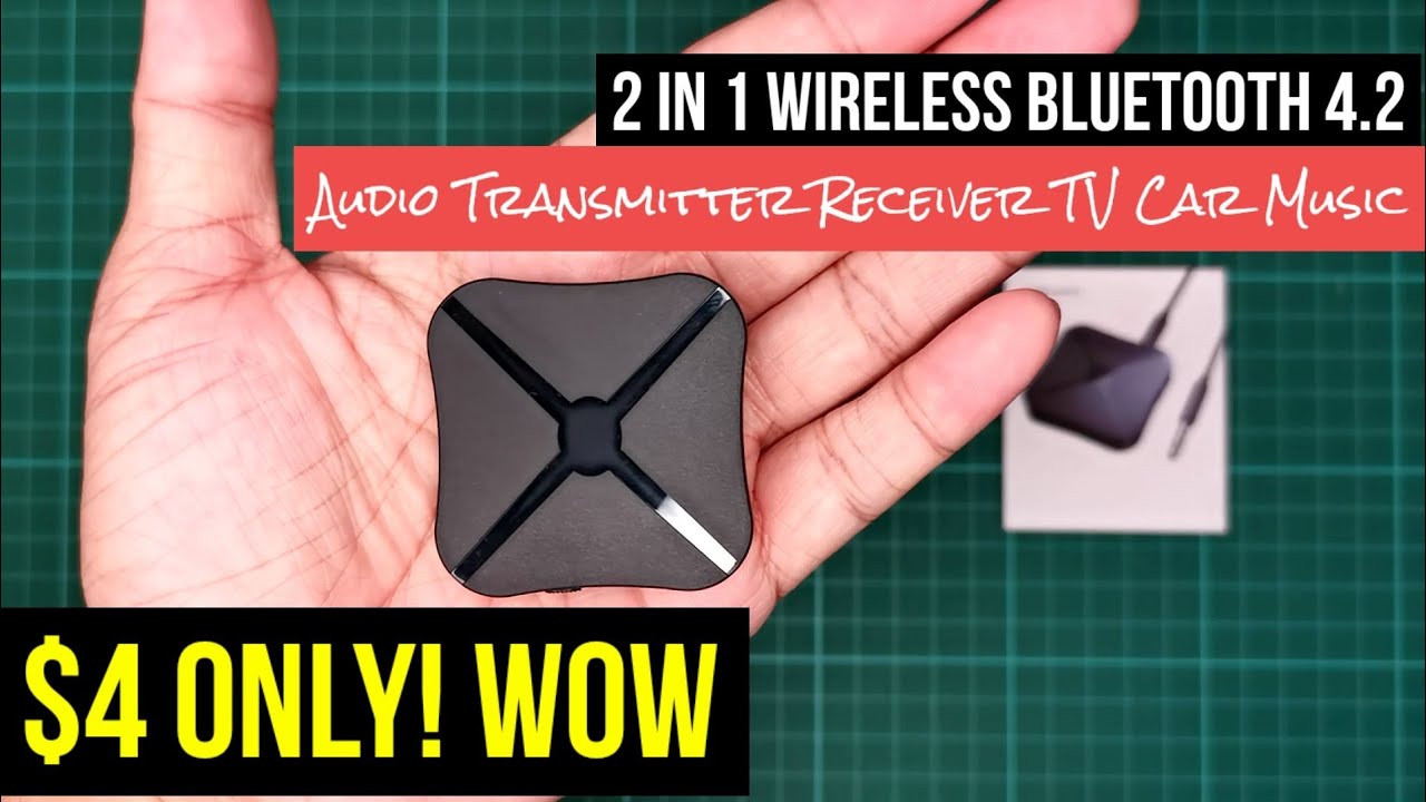 WIRELESS 2IN1 AUDIO TRANSMITTER & RECEIVER