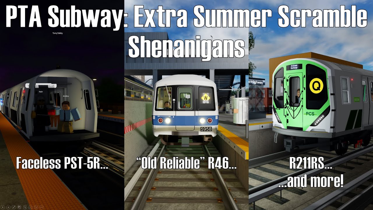 [ROBLOX] PTA Subway: Extra Summer Scramble Shenanigans (ft. @Noir_Nat and @TomyTabby2)
