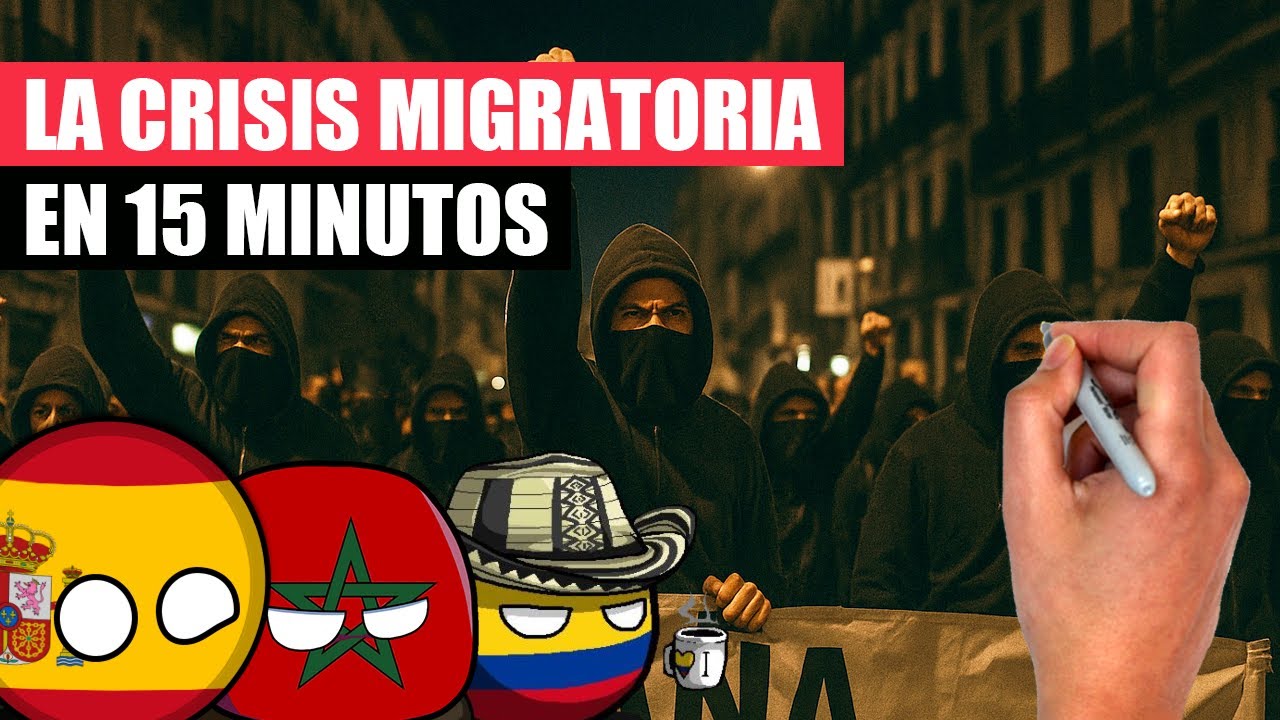✅ La CRISIS social MIGRATORIA de ESPAÑA explicada en 15 minutos