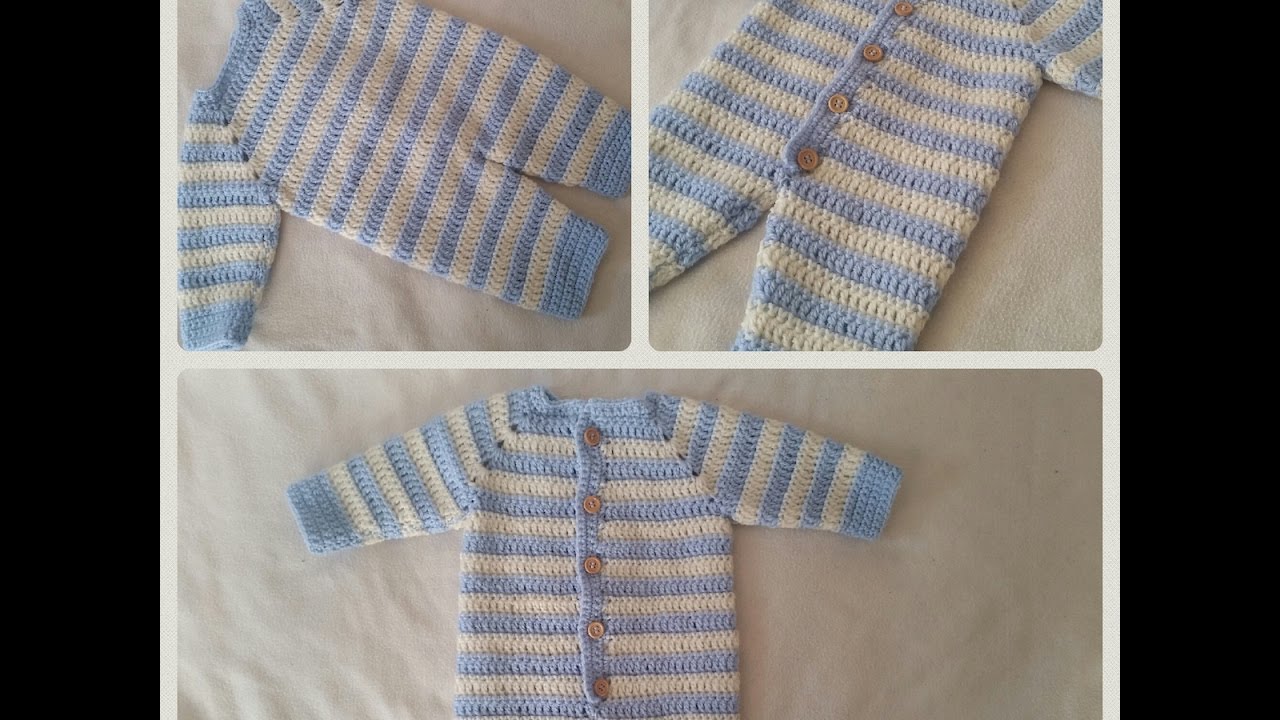 Strampelanzug häkeln - Strampler - Overall Teil 1 by BerlinCrochet