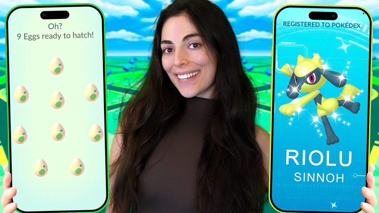 Не могу поверить, что я его вылупил... (Pok&eacute;mon GO: День вылупления Риолу!)