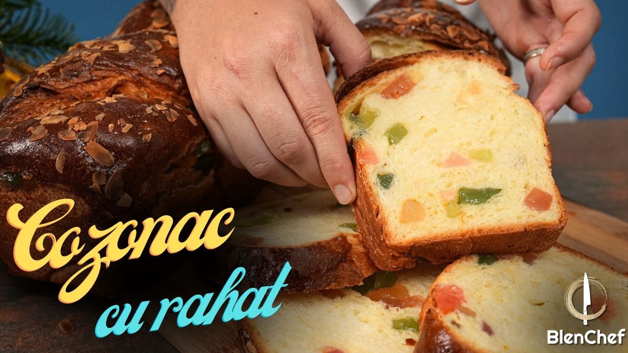 COZONAC CU RAHAT - Cea mai iubită rețetă de Crăciun