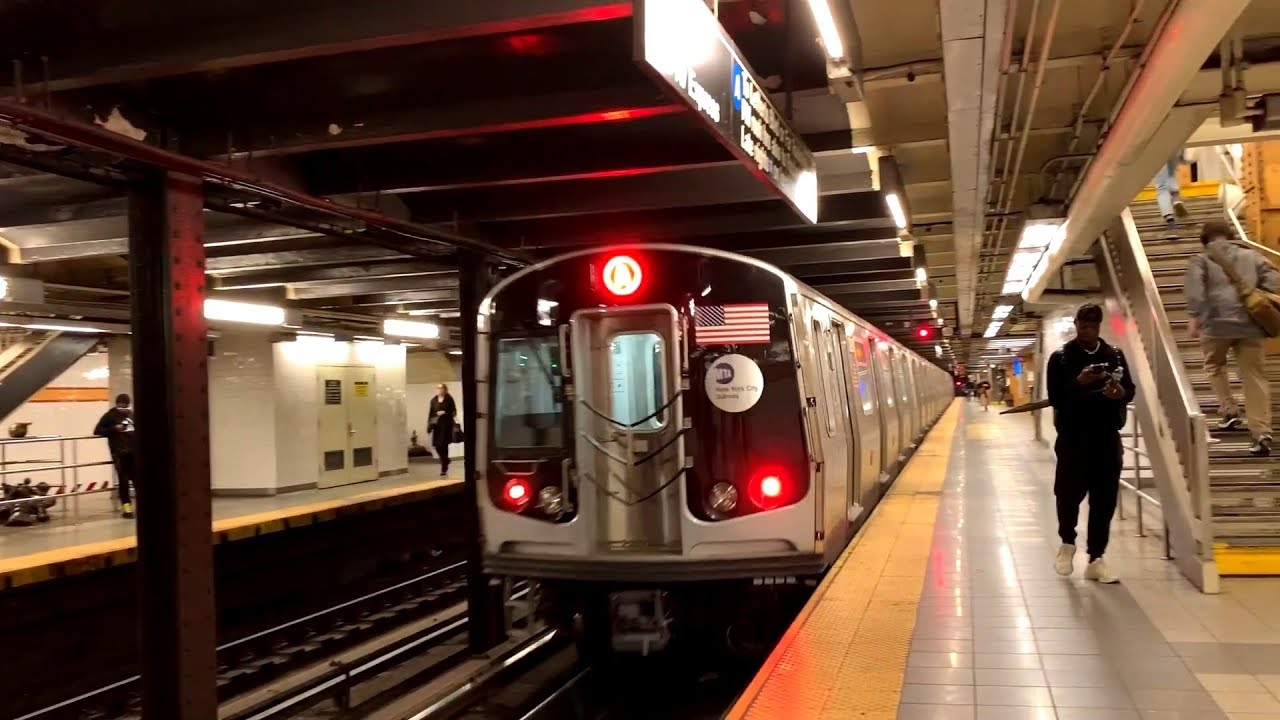 MTA New York City Subway : Lefferts Blvd Bound R179 A Train 3288-3297 @ 14th Street