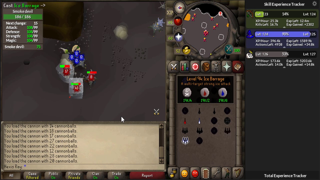 OSRS - Slaying Smoke Devils 193.6k Xp/h