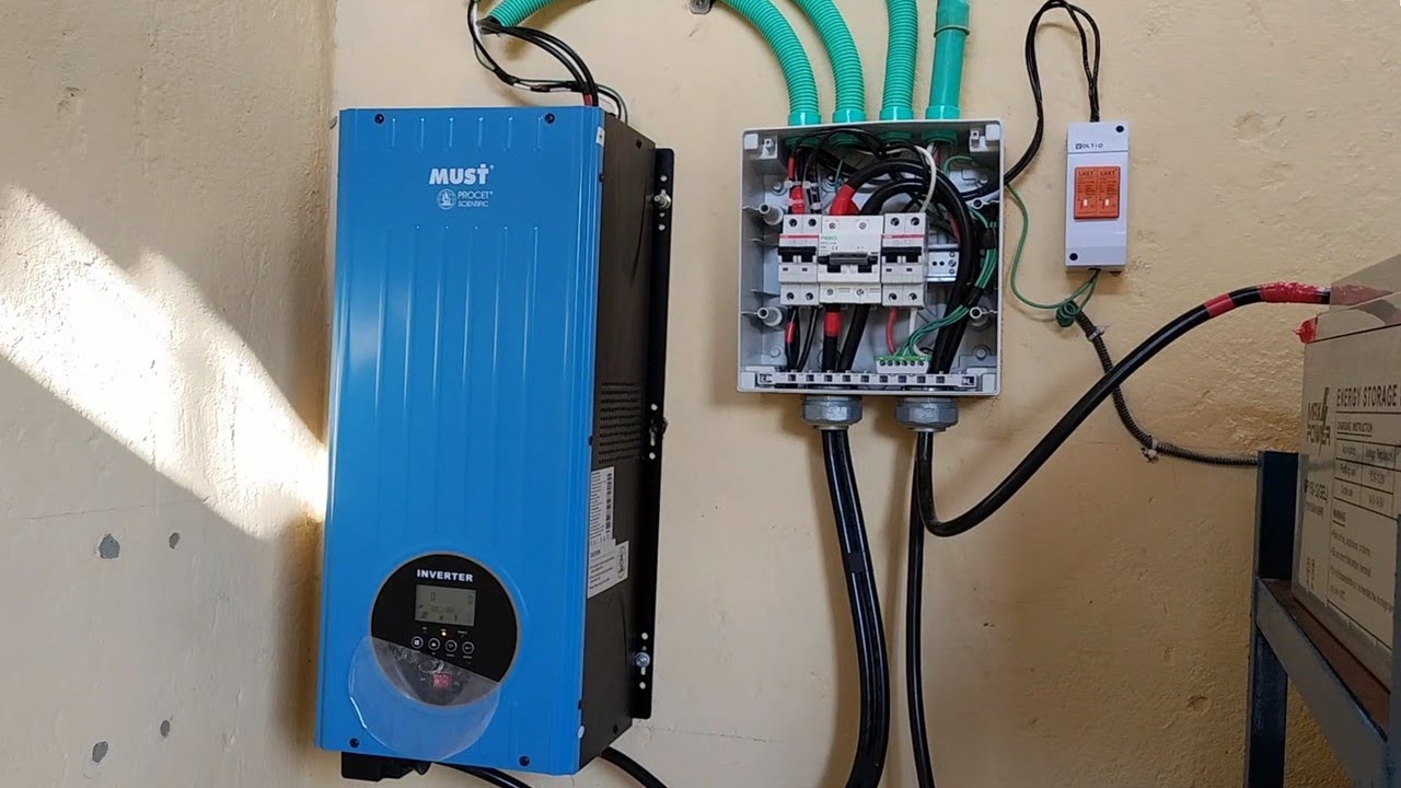 ✅Inversor hibrido como se conecta Cableado protecciones #2023 #education #solarenergy