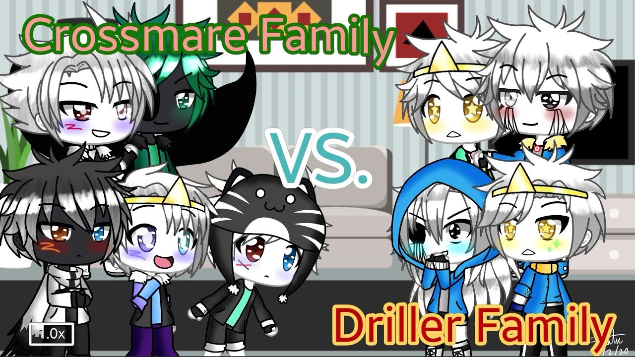 //Crossmare Family Vs. Driller Family// ~A Gacha Life Undertale Skit~