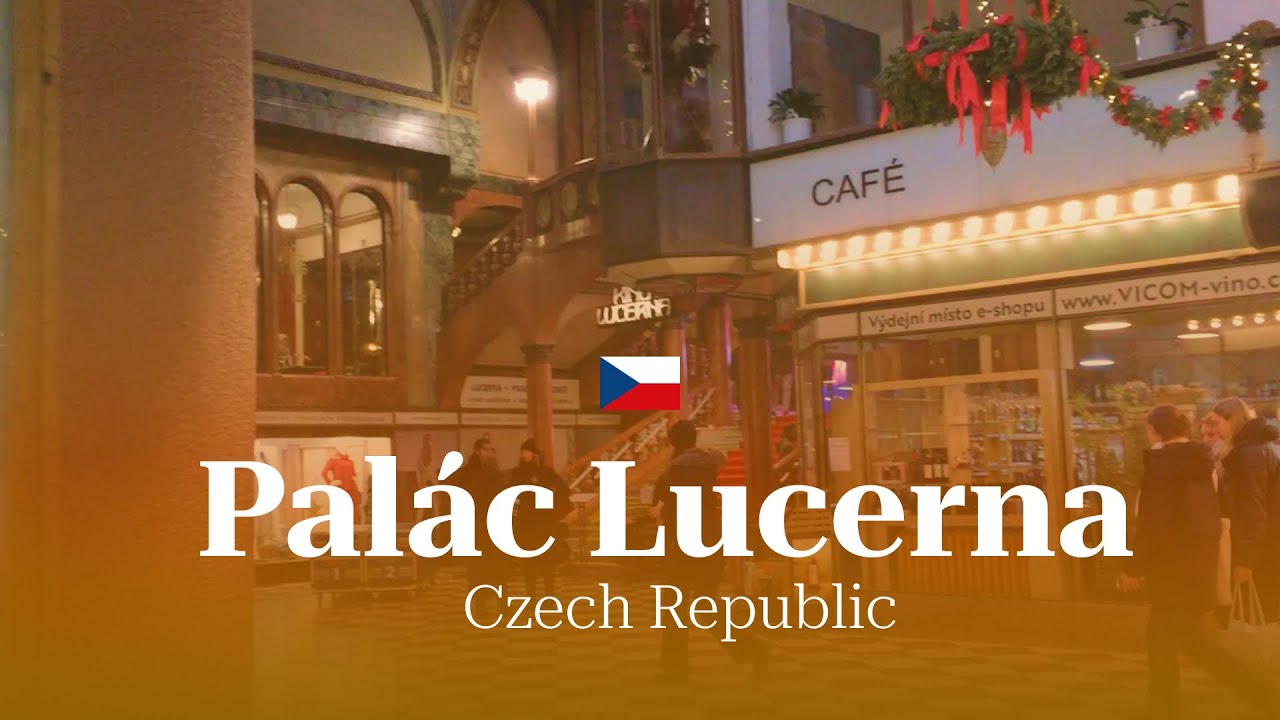 Prague Walking Tour 2026 🇨🇿 | Lucerna Palace to Wenceslas Square | January 4K #prague #walking #cz