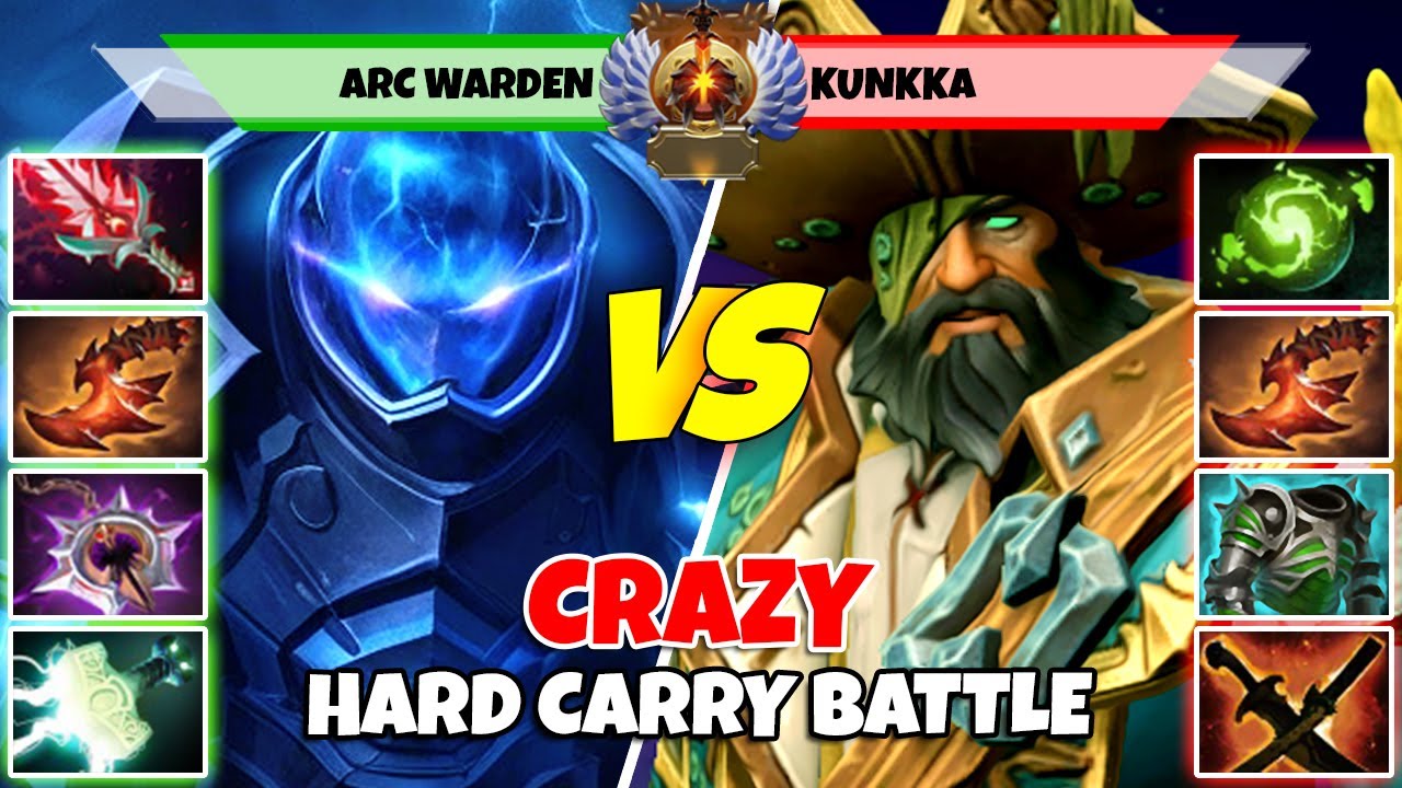 ARC WARDEN (Carry) vs KUNKKA (Carry) - Epic Battle Of Immortal Rank Dota 2 Players - Z Dota 2