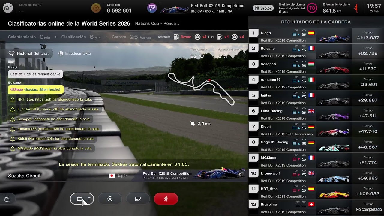 Gran Turismo 7  Clasificatoria Nations Cup 2026  Ronda 5 Turno Tarde