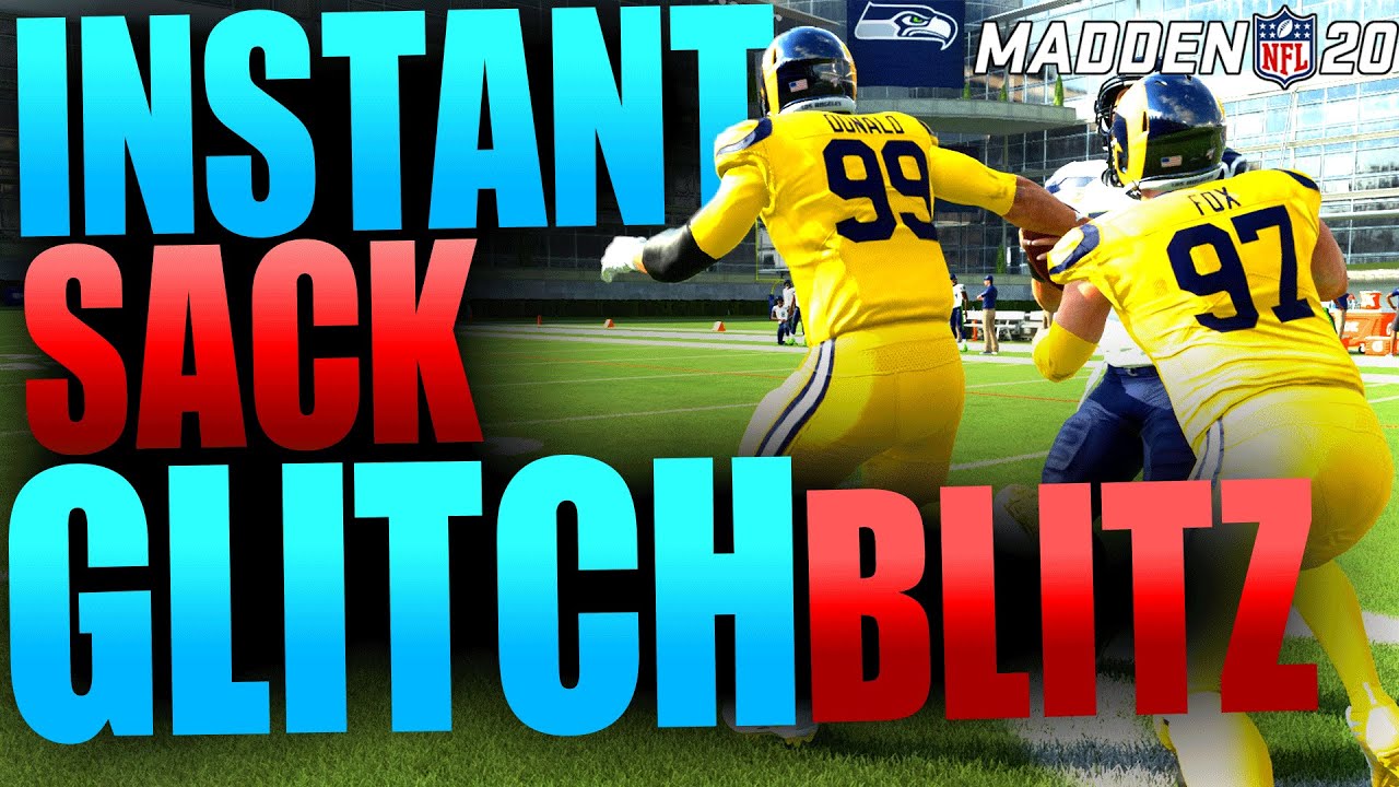 INSTANT SACK GLITCH BLITZ MADDEN 20! DT A GAP NANO BLITZ! FIRST TRUE NANO BLITZ IN MADDEN 20!