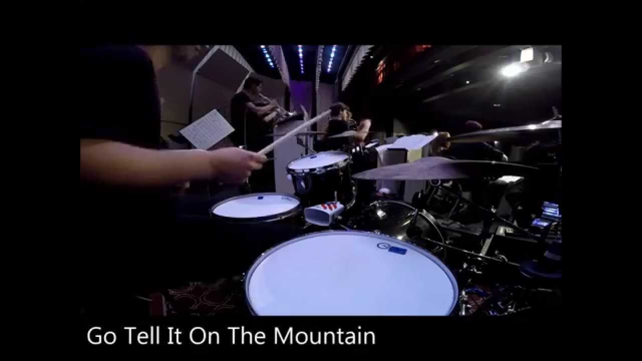 CHS Jazz Ensemble 1 -  Go Tell It On The Mountain - Drum Cam