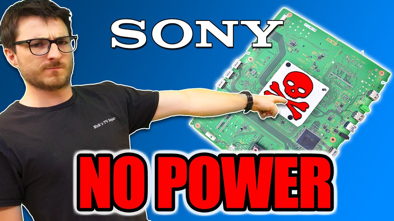 Неработающий телевизор Sony НЕТ ПИТАНИЯ Sony XBR-55X930D XBR-65X930D