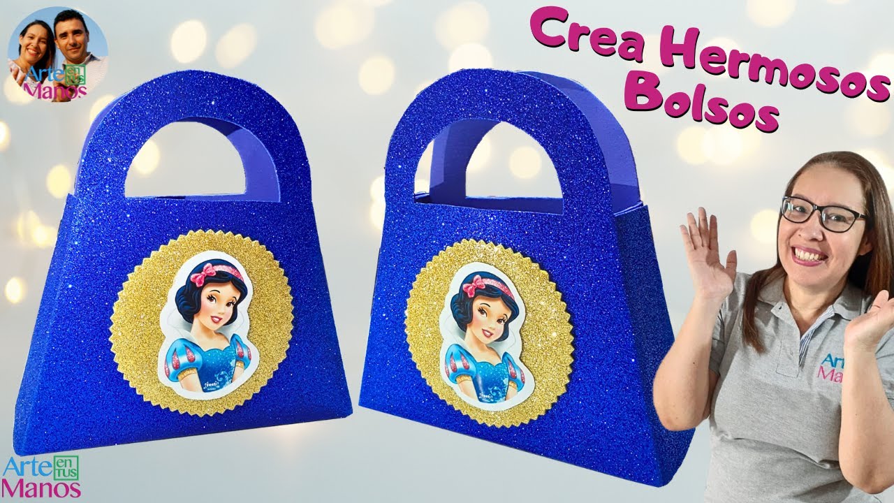 🔴Cómo Hacer HERMOSOS BOLSOS En Foami, FÁCIL y Económico Con Arte en Tus Manos