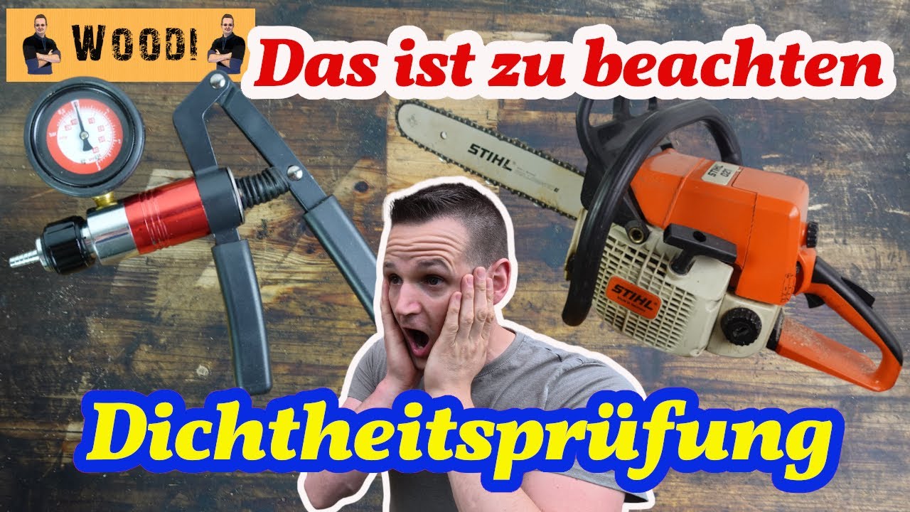 Motorsäge Druckprüfung: So findest du Lecks & behebst Startprobleme! einfach erklärt