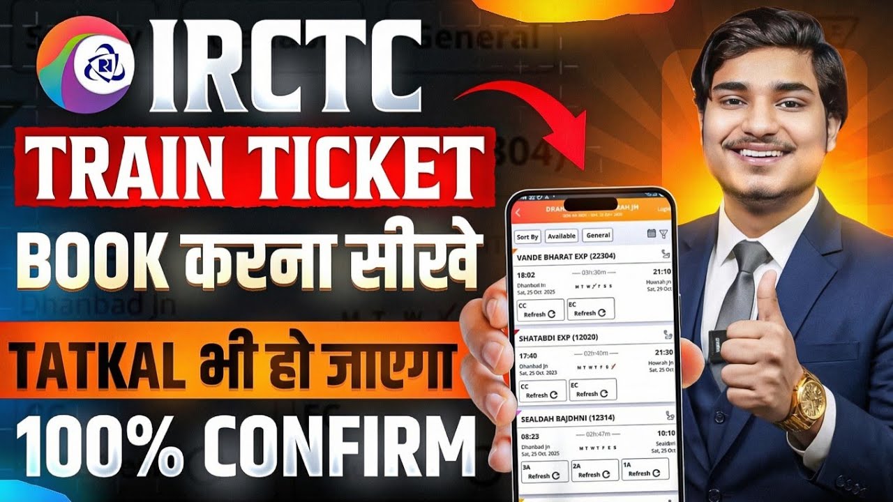 IRCTC Se Ticket Kaise Book Kare | How To Book Train Tickets Online In India | Train Ticket Booking