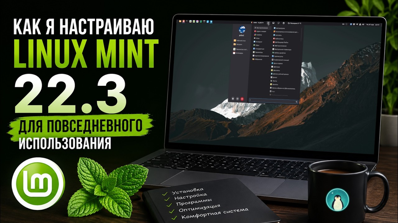 Linux Mint 22.3 для повседневного использования &mdash; живой процесс, почти стрим