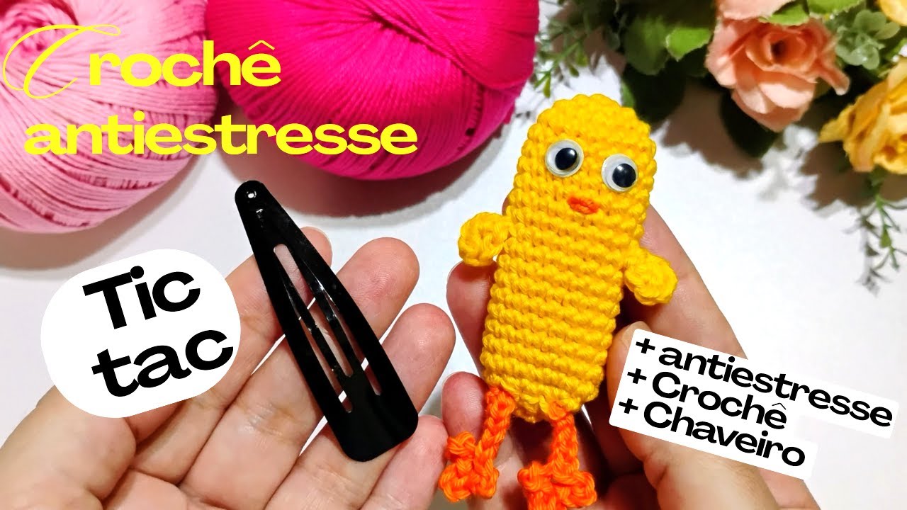 Viralizou! TIC TAC ANTIESTRESSE AMIGURUMI | Faça agora #crochet