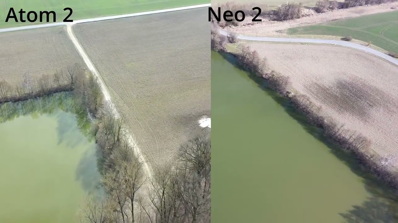 Potensic Atom 2 vs DJI Neo 2 raw footage