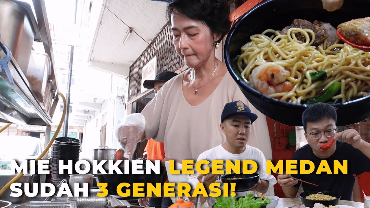 Salah Satu Mie Hokkien LEGEND Medan! Sudah 3 GENERASI! - Mie Amei Lebong