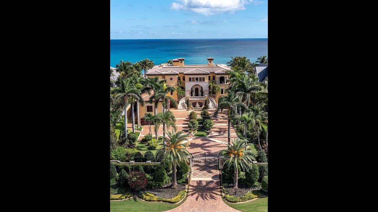 $42 Million Luxury Mansion Tour | Palatial Oceanfront Estate | Highland Beach, Florida