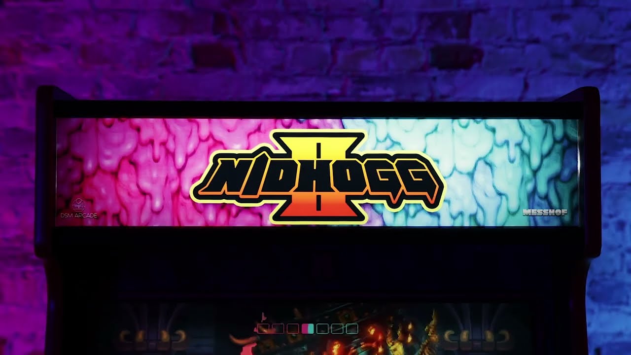 DSM Arcade and Messhof Present Nidhogg II Arcade Cabinet