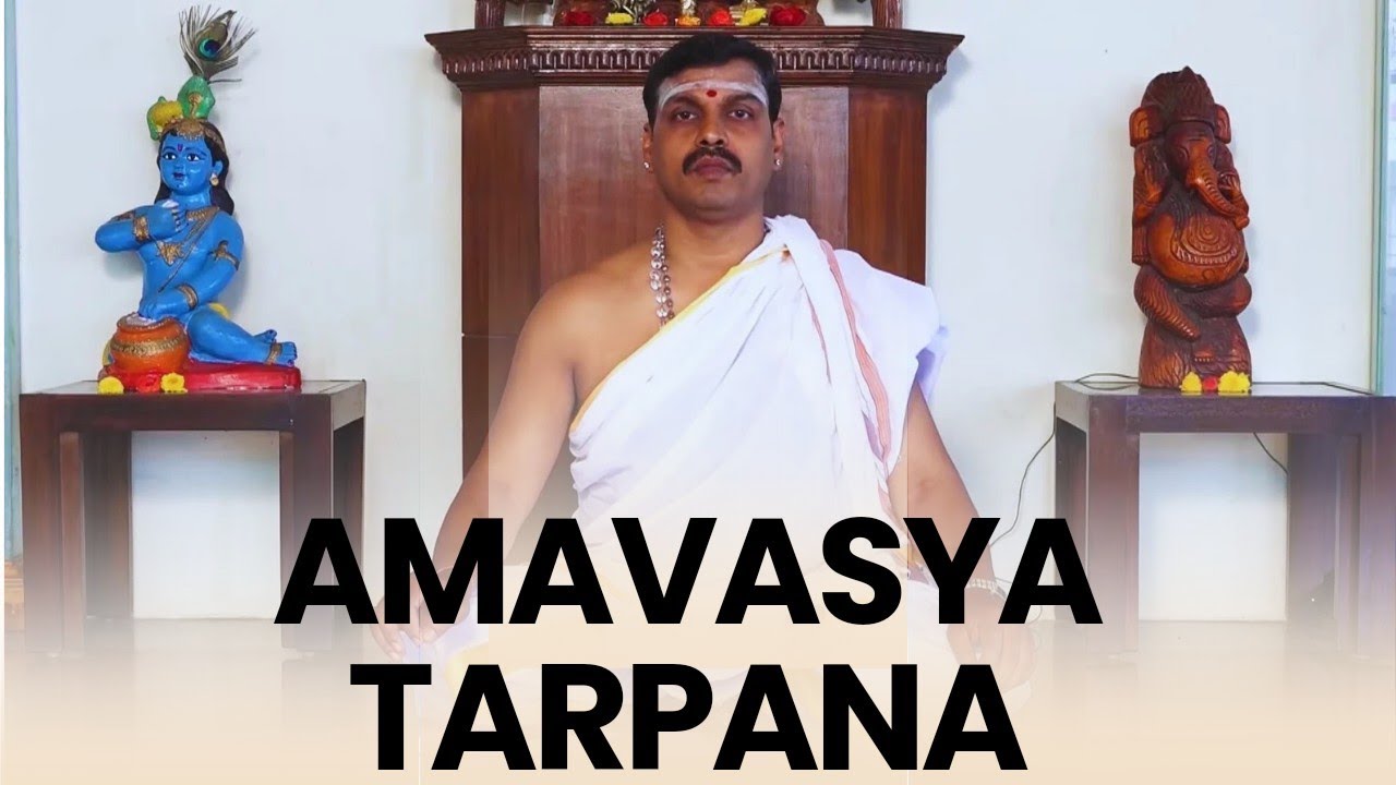 Amavasya tarpanam in Telugu | Vysys Tarpanam