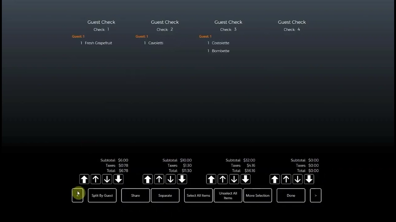 Splitting an Order Manually
