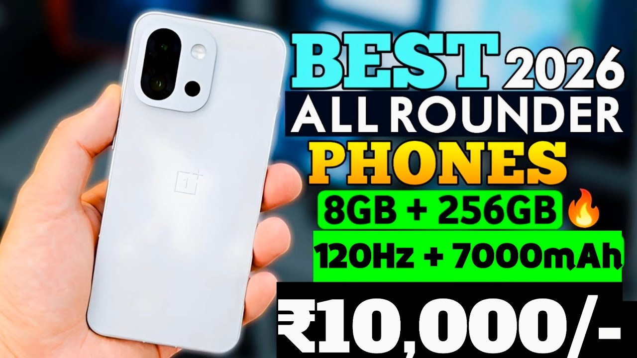 Top 5 Best 5G Mobile Phones Under 10000 in 2026 | Best Allrounder Smartphones Under 10K