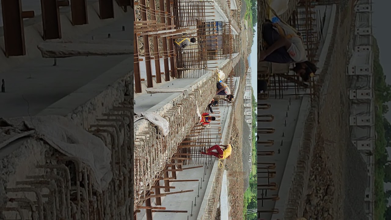 Deck slab reinforcement / deck slab staging/ deck slab shuttering / major bridge / viaduct