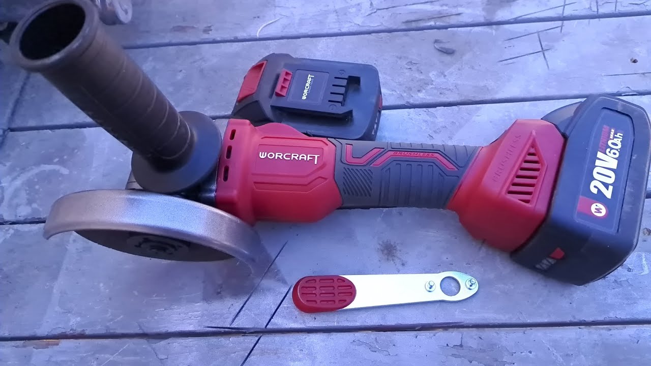 Аккумуляторная безщеточная шлифмашина угловая WORCRAFT CAG-S20LiBS-125