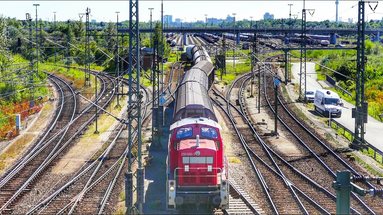 Ablaufberg im Rangierbahnhof München Nord