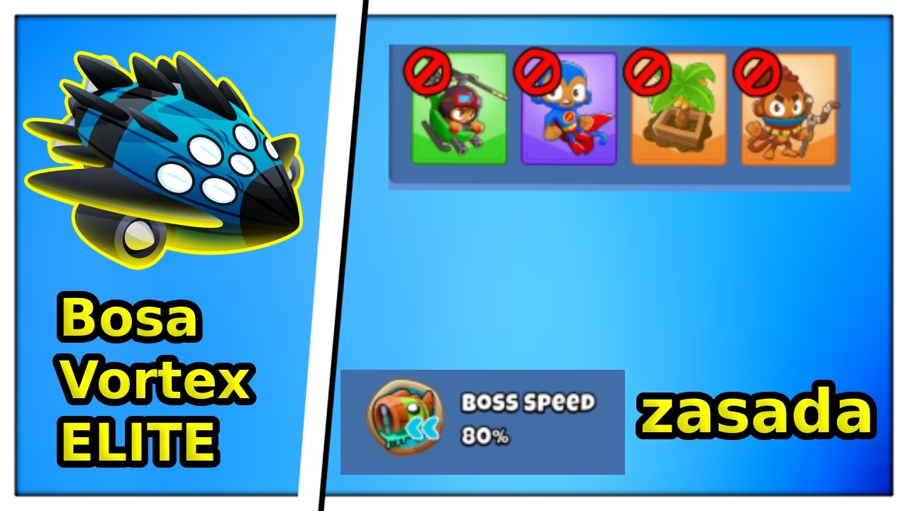 Wolniejszy Vortex… ale czy łatwiejszy? 😏 | ELITE Boss 80% Speed | Bloons TD 6  Polska